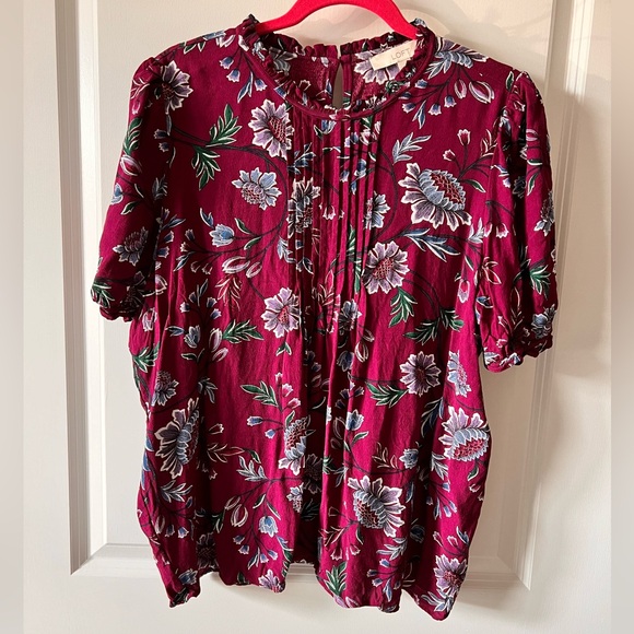 LOFT Floral Blouse - Picture 1 of 3